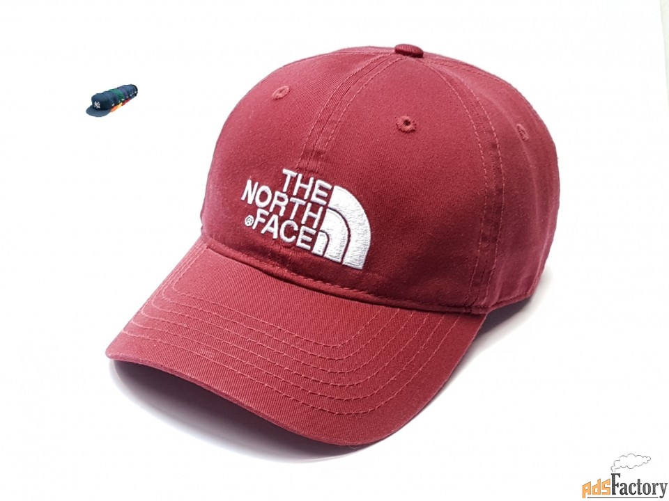 Бейсболка кепка The North Face (бордовый)