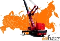 Аренда автокрана Liebherr LTM 1750 (750 тонн) по ЮФО и СКФО