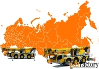 Аренда автокрана 55 тонн в ЮФО и СКФО – ТК «Авто-Олигарх» (с 2007 г.)