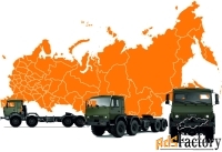 Аренда тягача-вездехода КАМАЗ 8х8 Сайгак для работы в бездорожье