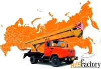 Аренда автовышки АГП-22 на ГАЗ в Краснодаре, Ростове-на-Дону, Сочи