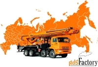 Аренда автовышки 45 метров на КамАЗ в Краснодаре