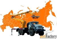 Аренда автовышки 30 метров на ЗИЛ-вездеходе в Краснодаре