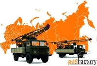 Аренда буровой установки УРБ-2А2 на ГАЗ-66 для бурения скважин до 50 м