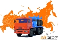 Аренда сортиментовоза КАМАЗ 20 тонн в Краснодаре, Для лесоматериалов.