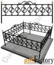 Изготовление кованой оградки на могилу №13 (по вашим размерам)