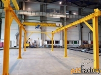 Монтаж крановой эстакады для мостового крана, кран-балки.