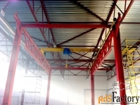 Монтаж крановой эстакады для мостового крана, кран-балки.