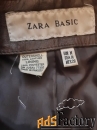 Куртка-пиджак женская Zara размер 44-46 натуральная кожа