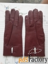 Женские перчатки натуральная кожа размер 7