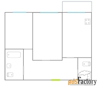2 - комн.  квартира, 58 м², 5/16 эт.