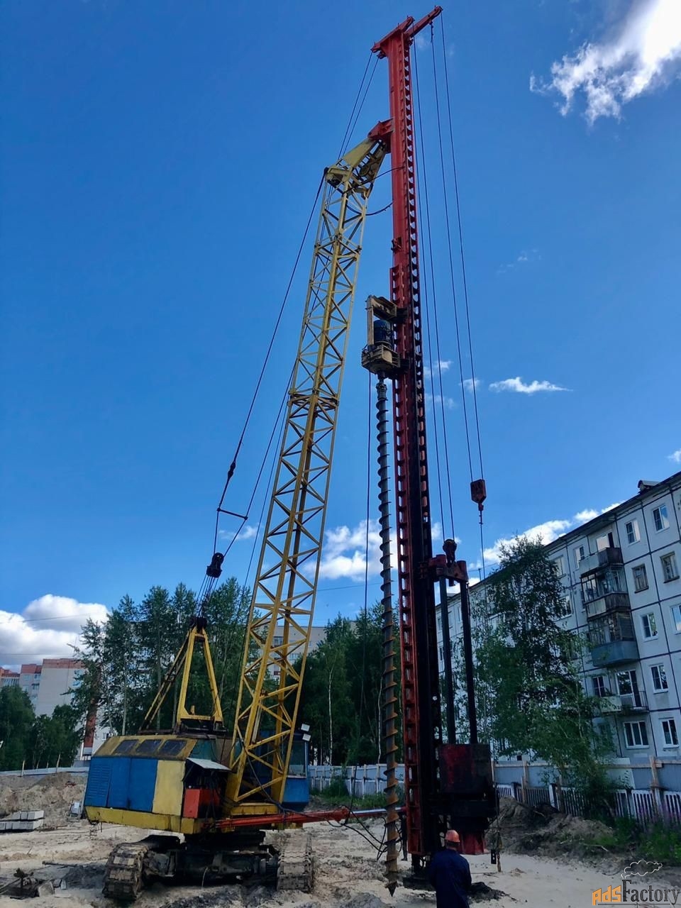 Копровая мачта SPM-165 для МКГ-25, дизельмолот DD-45turbo