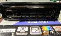 Автомагнитола Kenwood KMM-304Y неисправная