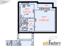 1 - комн.  квартира, 35.1 м², 4/5 эт.