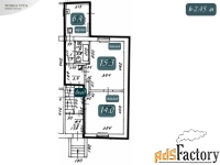 2 - комн.  квартира, 40.2 м², 1/2 эт.