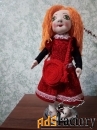 Текстильные куклы ручной работы в подарок, для интерьера, игровые.v-3