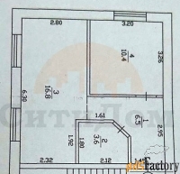 1 - комн.  квартира, 37.30 м², 3/3 эт.