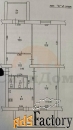 3 - комн.  квартира, 76.80 м², 6/6 эт.