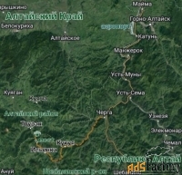 Участок в горах Алтая у речки под тур комплекс с пантолечением