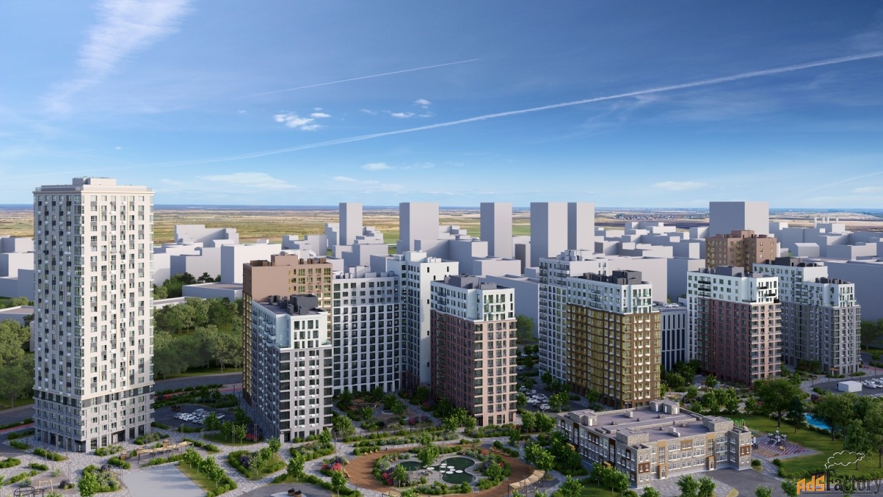 2 - комн. квартира, 53.8 м², 17/25 эт.
