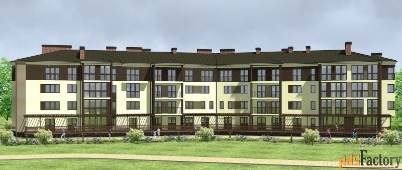 2 - комн. квартира, 68.4 м², 2/4 эт.