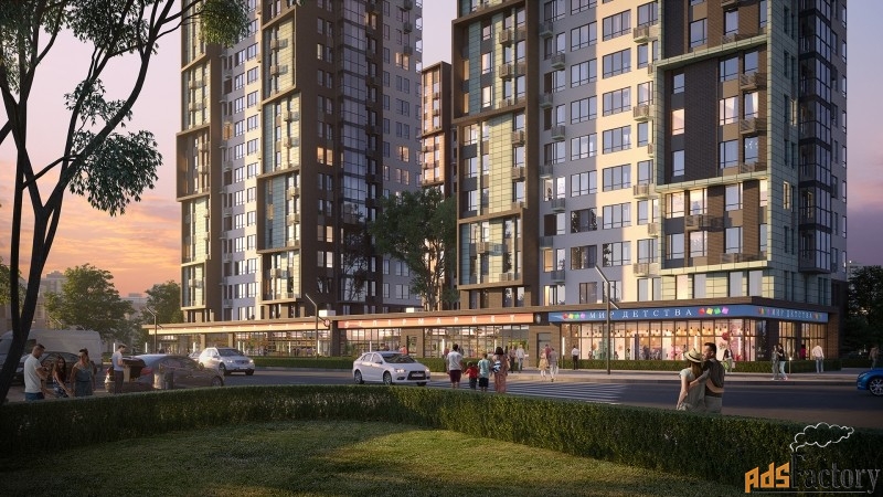 1 - комн.  квартира, 38.7 м², 11/19 эт.