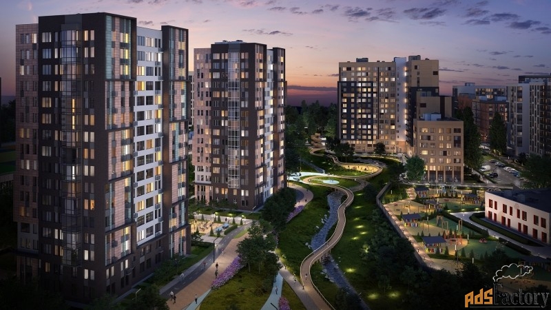 3 - комн.  квартира, 72.2 м², 9/12 эт.