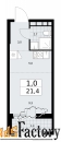 1 - комн.  квартира, 21.4 м², 18/24 эт.