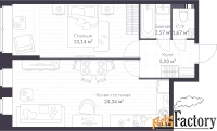 1 - комн.  квартира, 49.9 м², 2/3 эт.