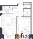 1 - комн.  квартира, 50.67 м², 9/17 эт.