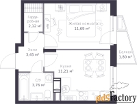 1 - комн.  квартира, 32.77 м², 7/11 эт.