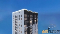 2 - комн.  квартира, 57.39 м², 19/22 эт.