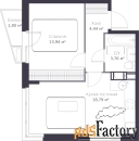 1 - комн.  квартира, 41.47 м², 5/11 эт.