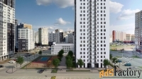 3 - комн.  квартира, 74.15 м², 5/14 эт.