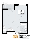 2 - комн.  квартира, 38.1 м², 11/12 эт.