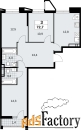 3 - комн.  квартира, 72.7 м², 10/17 эт.
