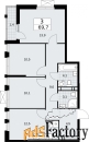 3 - комн.  квартира, 69.7 м², 16/18 эт.