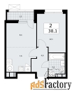 2 - комн.  квартира, 38.1 м², 11/12 эт.