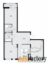3 - комн.  квартира, 75 м², 2/12 эт.