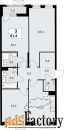 3 - комн.  квартира, 81.4 м², 5/14 эт.
