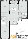 4 - комн.  квартира, 83.6 м², 5/30 эт.