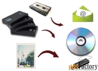 Оцифровка аудио и видеокассет VHS, фотографий