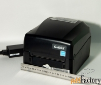 Принтер этикеток GoDEX GE300U, термотрансферная печать, 108 мм, 203 dp