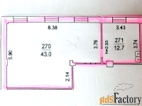 офисное помещение, 55,7 м²