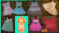 Новые платья для самых малюсеньких принцесс от 6 мес до 3лет.