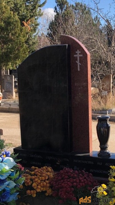 Изготовим памятник на могилу, гранитная ваза в подарок