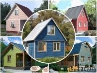 Дачное строительство домиков и домов с мансардой