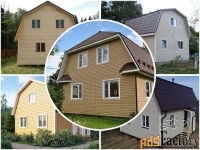 Дачный дом 6х6 с мансардной крышей под ключ