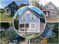 Двухэтажный дом 6х7 для дачи и постоянного проживания