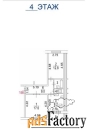 2 - комн.  квартира, 54 м², 4/12 эт.